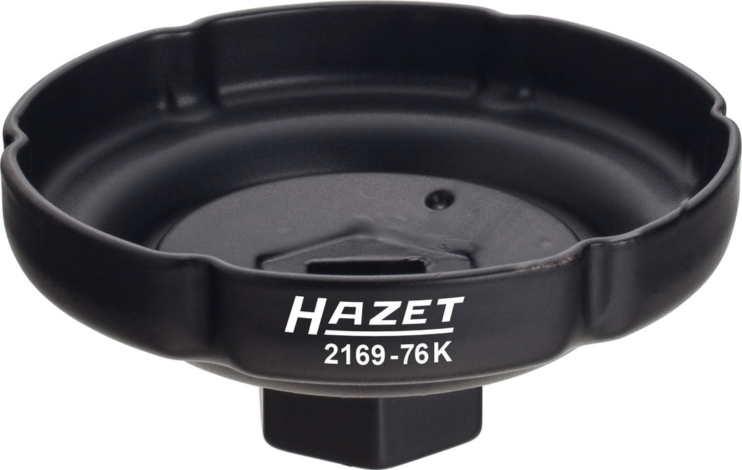 HAZET Öl-Filter-Schlüssel 2169-76K | passendes Werkzeug für verschiedene Ölfilter mit einem Durchmes