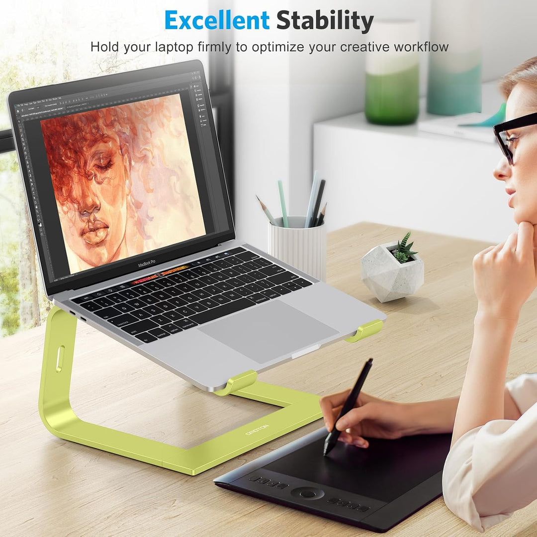 OMOTON Laptop Ständer, Notebook Ständer mit Belüftung, Universal PC Riser Ergonomisch Laptop Halteru