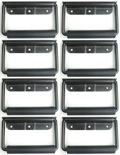 Adam Hall Hardware 3443BLK M8 AH - 8er Set Klappgriff gefedert schwarz