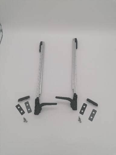 CR-MOESANCO® Kompass-Set rechts + Links für Wohnwagen 27,6 cm, Fensterarm-Haltestütze für Wohnmobile