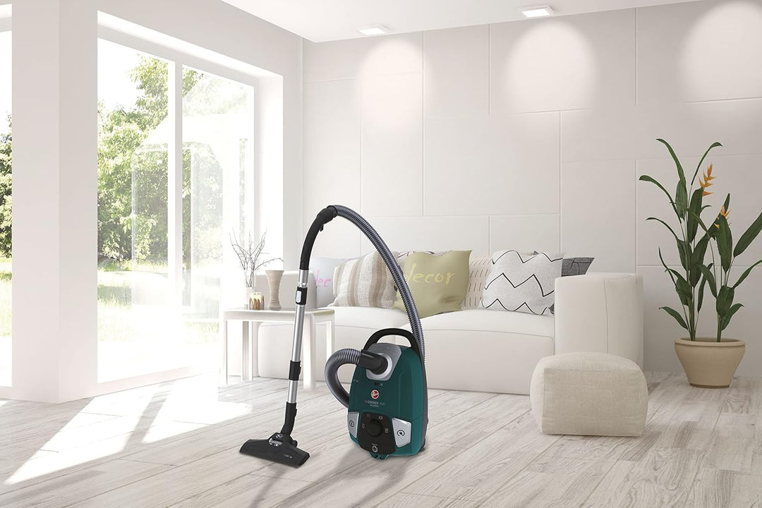 Hoover Bodenstaubsauger mit 3,5 L Beutel & HEPA Filter – leiser Staubsauger (72 dBA) mit automatisch