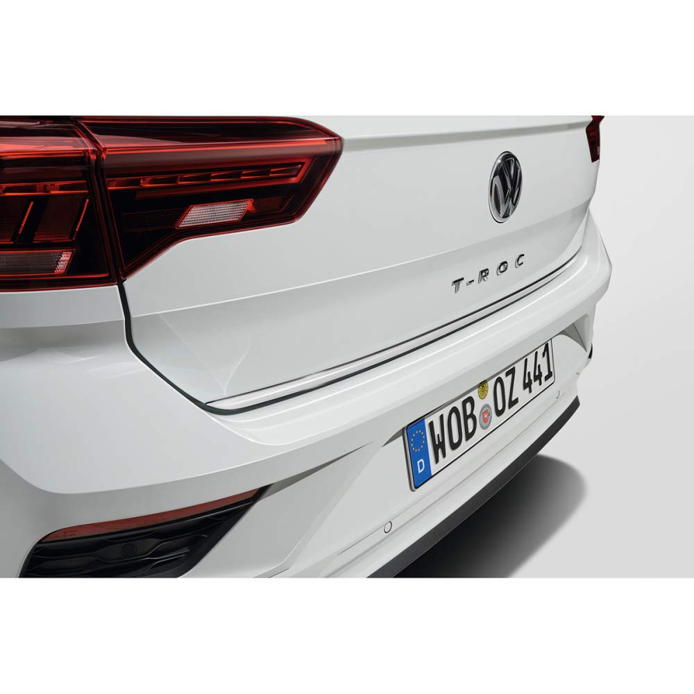 Volkswagen 2GC071360 Schutzleiste Heckklappe Chromoptik Zierleiste Kantenschutz, für VW T-ROC Cabrio