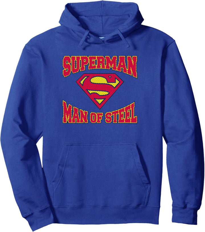 Man of Steel Superman Jersey Pullover Hoodie