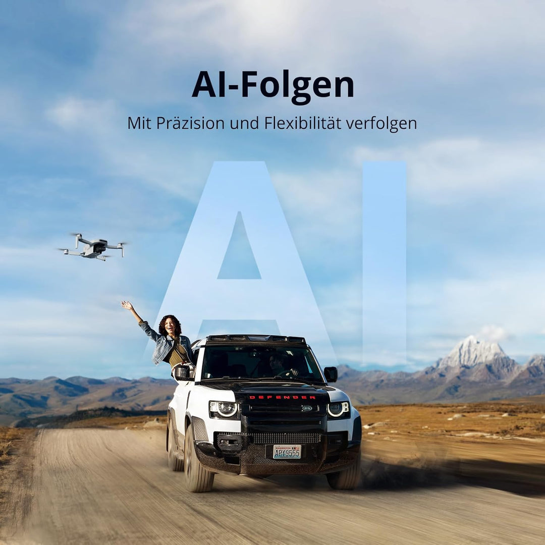 Potensic ATOM 2 Fly More Combo mit RC PTD 1, Drohne mit Kamera 4K HDR-Video, 8K Foto, unter 249 g, 3