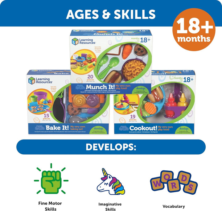 Learning Resources New Sprouts Lebensmittel-Set Knabbern, Knabbern