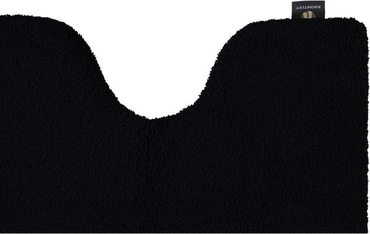 Rhomtuft Badteppiche Square Kobalt - 84 Toilettenvorlage mit Ausschnitt 55x60 cm, Toilettenvorlage m