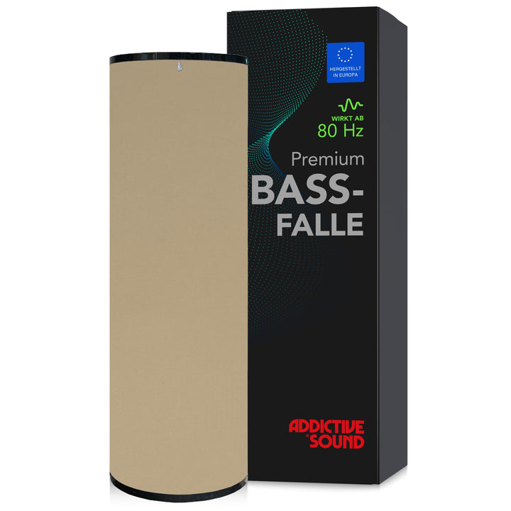 Addictive Sound Premium Schalldämmung Wand 100x30 cm Bassfalle - Akustikpaneele Wand zum Hause, Stud