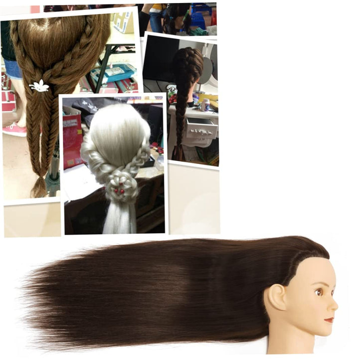Styling -Kopf, Styling -Kopf 24.80 -Zoll -Haarsimulation Synthetische Glasfaser Schaufensterpuppe mi
