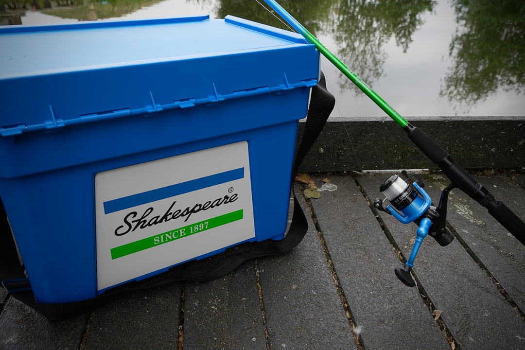 Shakespeare-Sitzkiste – stark wasserabweisend, grosse Aufbewahrungsmöglichkeit für Tackle – Doppelve