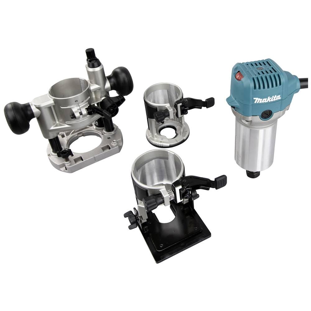 Makita RT0702CX2J Multifunktionsfräse 710 W inkl. Fräsmodule im MAKPAC Single, Single