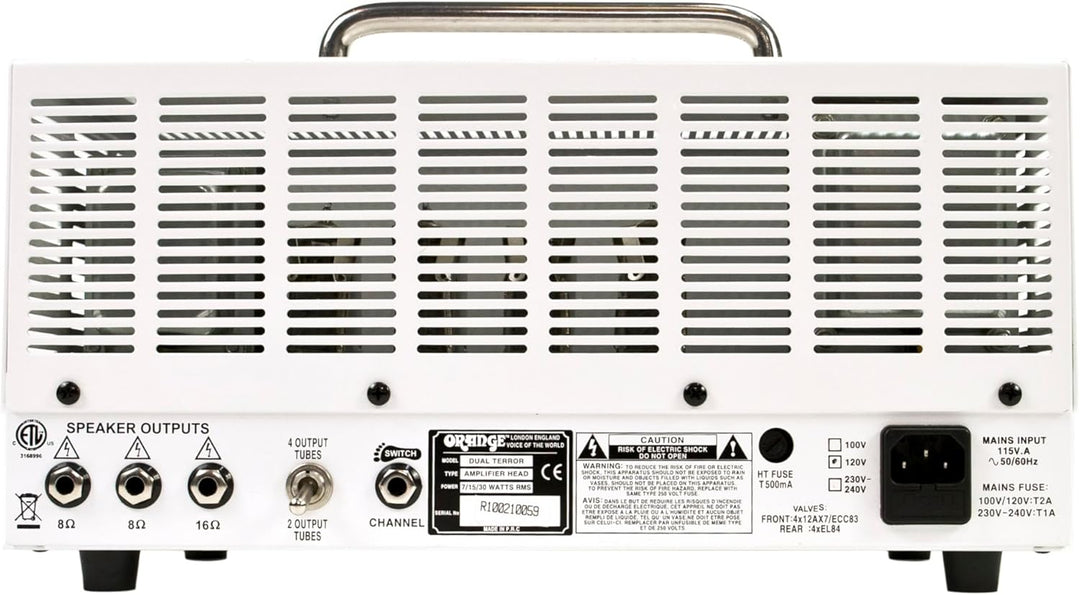 Orange DT 30 H Dual Terror Verstärkerkopf für Gitarre, 30 Watt