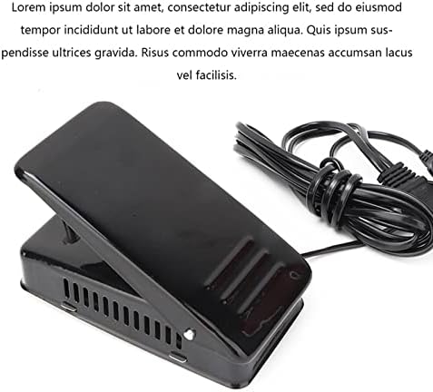 Pssopp 100W Nähmaschinenmotor Nähpedal Regler mit Variabler Drehzahl Nähmaschinenfussschalter Hausha