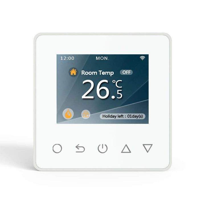 WLAN-Thermostat ThermoLife ET81W mit Farbdisplay - Weiss - Digitales Raumthermostat programmierbar m
