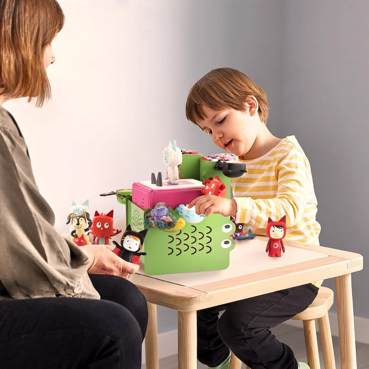 Krokodilform Tonie Regal vollständig magnetisches Toniebox Regal für mehr als 30-35 Figuren + Box To