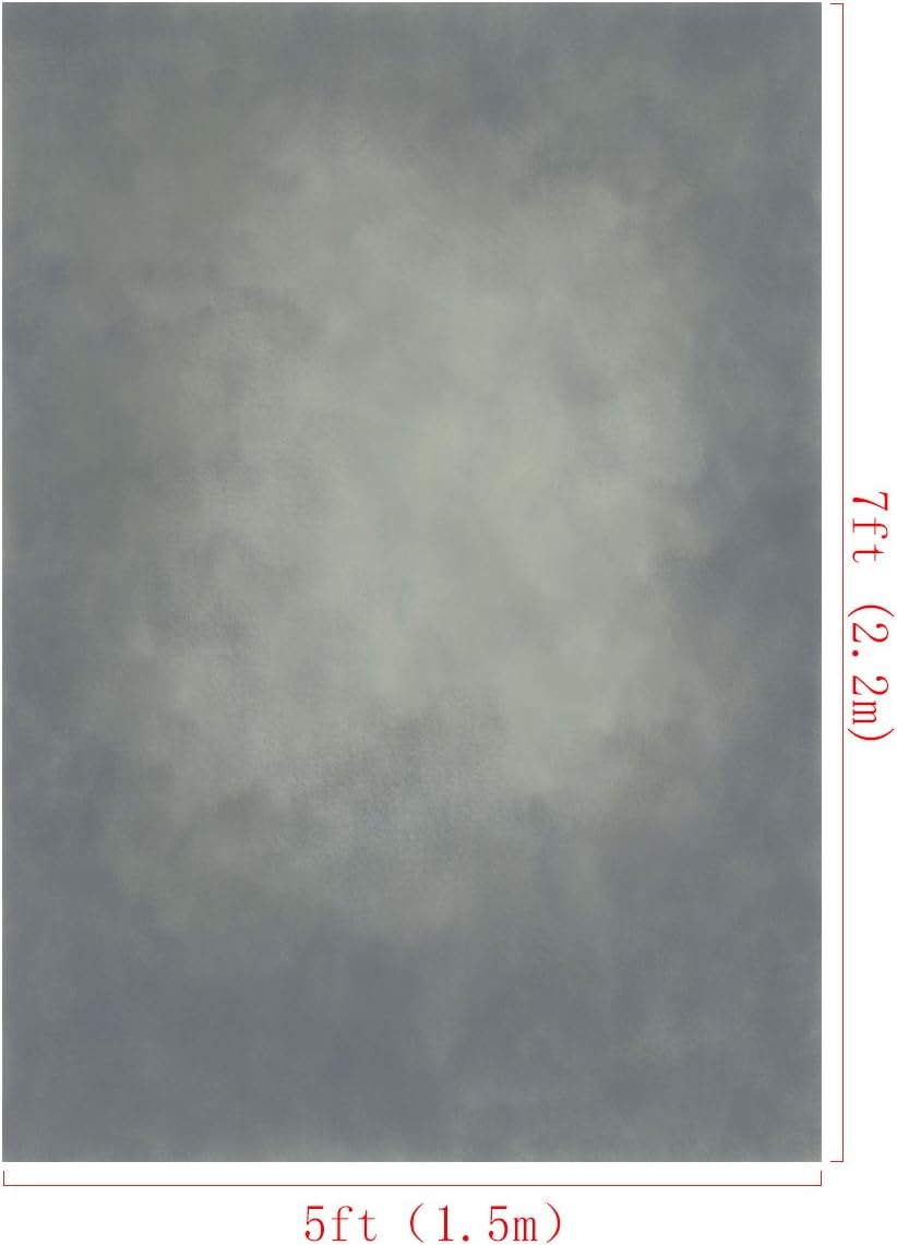 Kate Mikrofaser Fotografie Hintergrund Grau 1.5x2.2m Vintage Hintergrund Fotostudio Abstract Fotobox