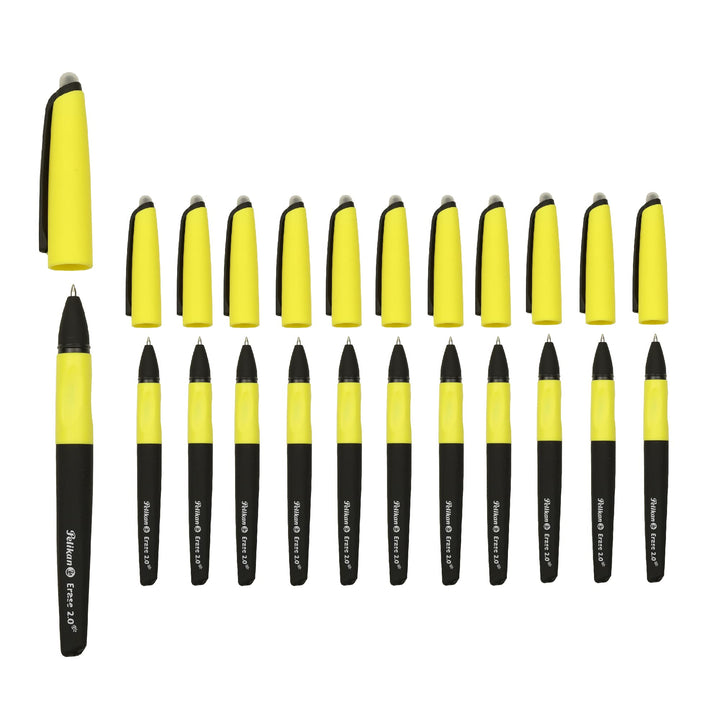 Pelikan Erase 2.0 Ergonomisch radierbarer Roller mit schwarzer Tinte, für Rechts- und Linkshänder, f