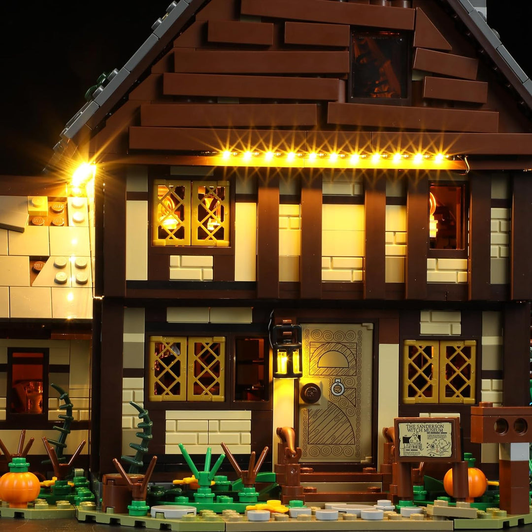 BRIKSMAX Led Lighting Kit for LEGO-21341 Disney Hocus Pocus: The Sanderson Sisters' Cottag - Compati