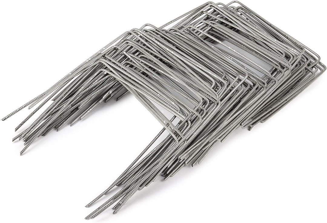 100 Stück Mulchklammern, Durchmesser 3,7 mm, gezahnt, 20 x 20 x 20 cm
