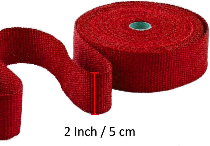5CM X 10M Fiberglas Rot Hitzeschutzband Auspuffband Auspuff Hitze Wickel Schild Hülle Auto Motorrad