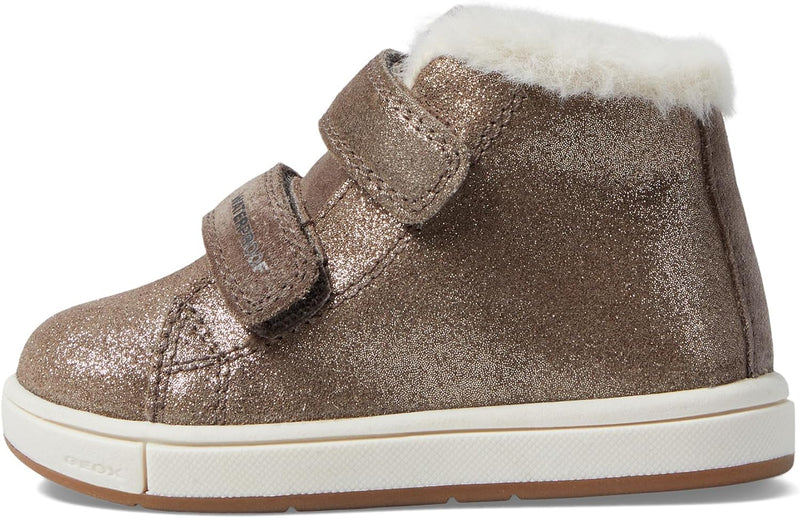 Geox Baby-Mädchen B Trottola Girl WPF Sneakers 20 EU Smoke Grey, 20 EU Smoke Grey