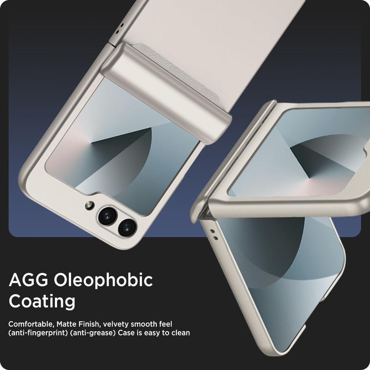 Miimall Kompatibel mit Samsung Galaxy Z Flip 6/Flip7 FE Hülle mit Scharnierschutz Magnetischer [Exte