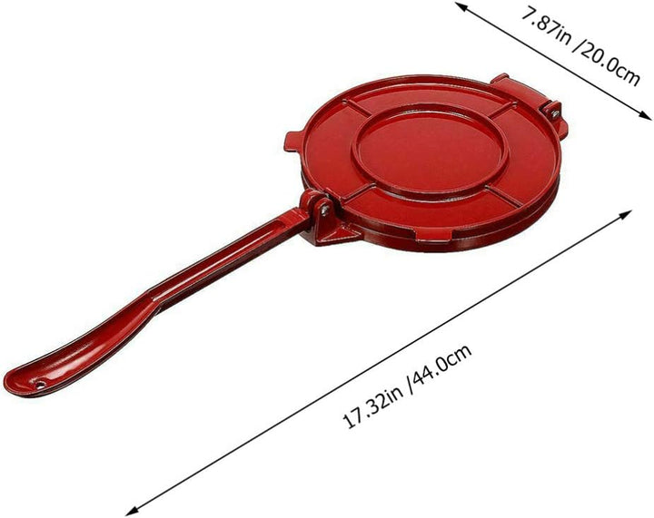 YARNOW Tortilla Maker Tortilla Press Edelstahl Antihaft Pie Teigpresse Maispresse Presspfanne Kuchen