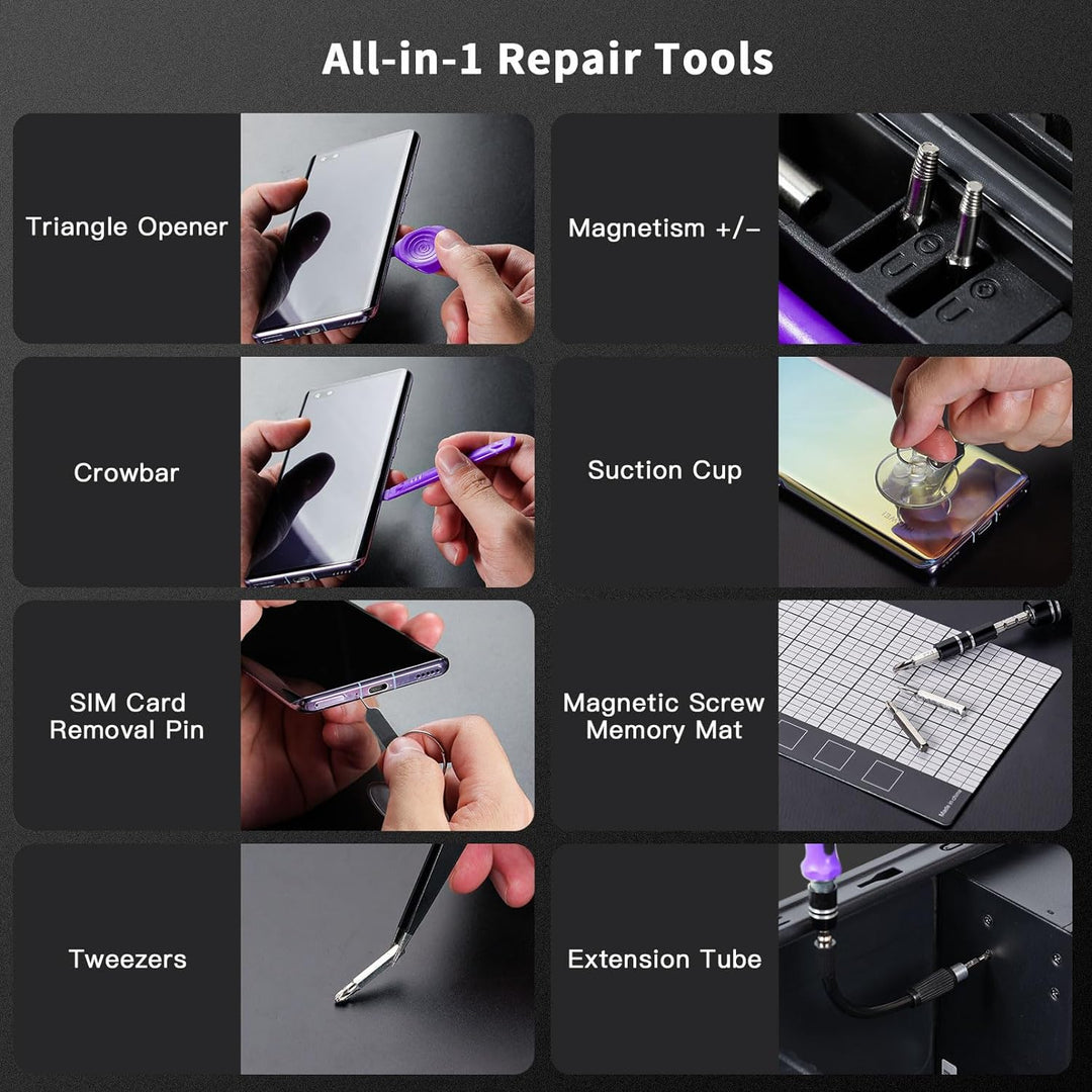 Faireach 170 in 1 Feinmechaniker Schraubendreher Set, Professionelles Screwdriver Set mit Tragbarem