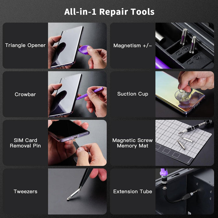 Faireach 170 in 1 Feinmechaniker Schraubendreher Set, Professionelles Screwdriver Set mit Tragbarem