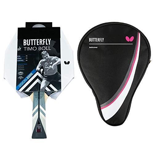 Butterfly® Timo Boll Vision 2000 Tischtennisschläger | Tischtennis Racket Bat TT Profi Wettkampfschl