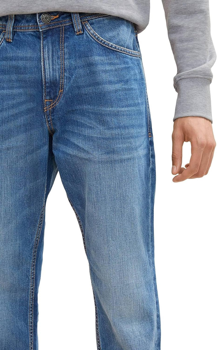 Tom Tailor Herren Josh Regular Slim Jeans 29W / 32L 10119 - Used Mid Stone Blue Denim, 29W / 32L 101