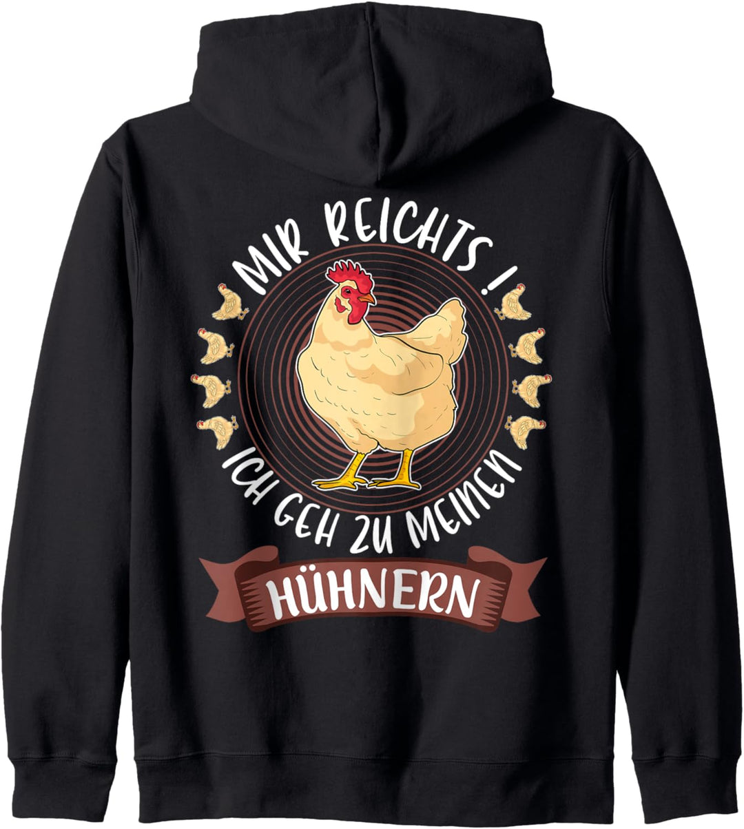 Hühnerbauer Landwirt Liebe zu Hühnern Huhn Hühner Bauer Kapuzenjacke