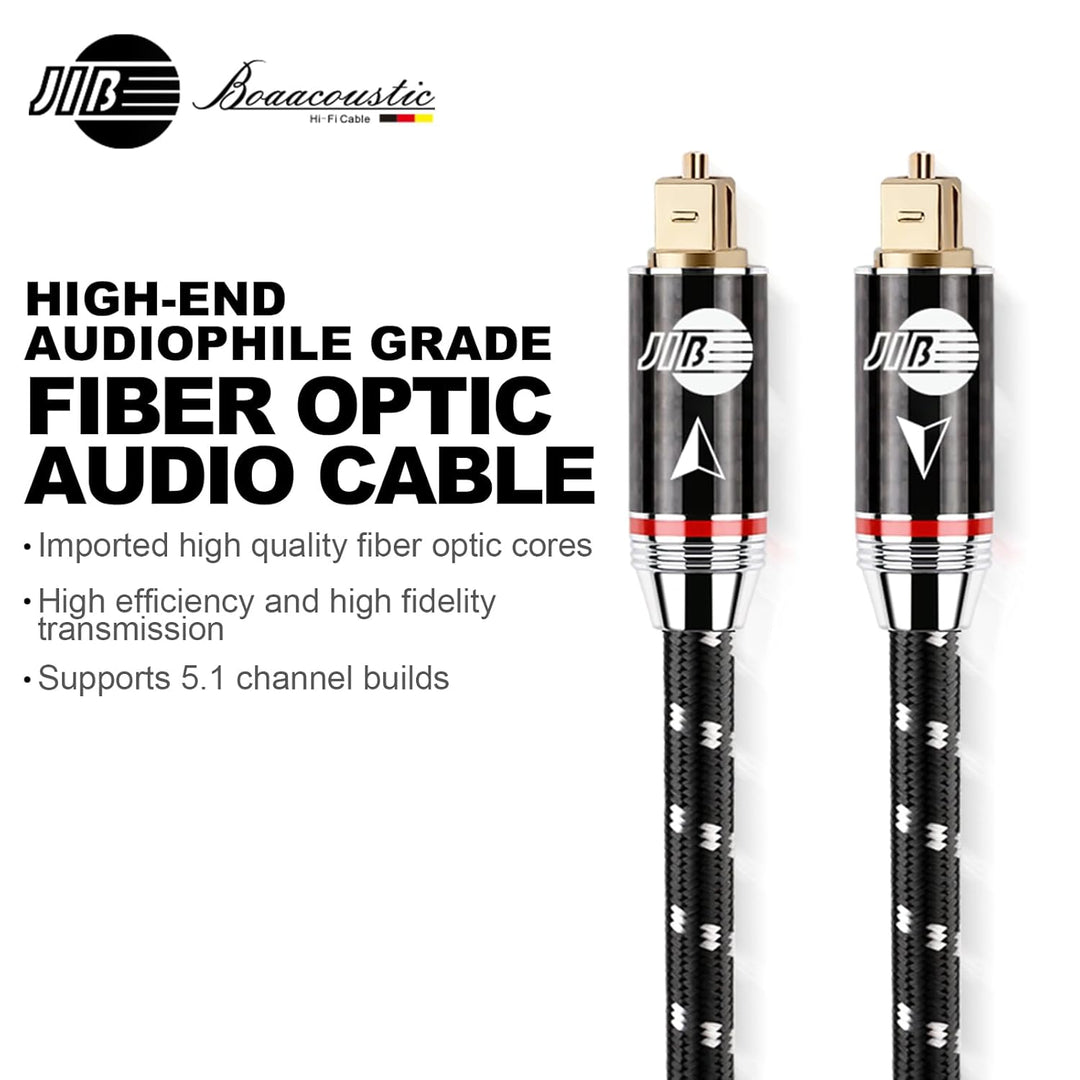BOAACOUSTIC JIB Optisches Audiokabel High End Audio & hifi Optical Audio Cable Digital Toslink Kabel