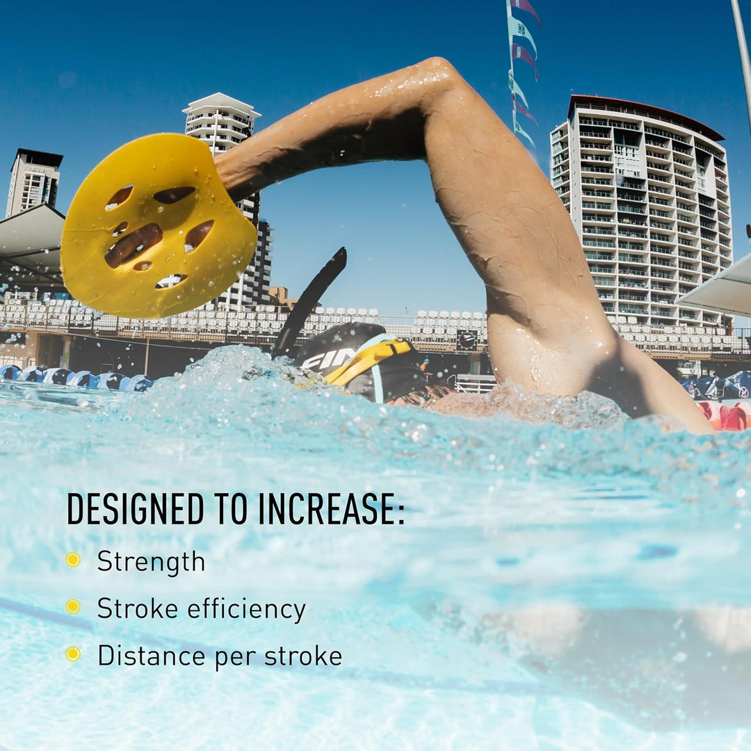 Finis Manta Schwimmtraining Handpaddel für Wettkampfschwimmübungen, S