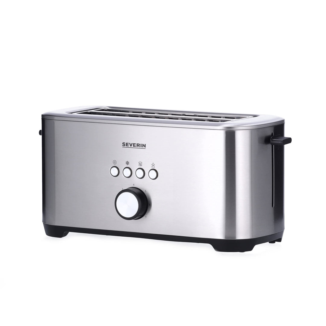 SEVERIN AT 2512 Langschlitztoaster mit Bagel-Funktion für einseitiges und energiesparendes Toasten,