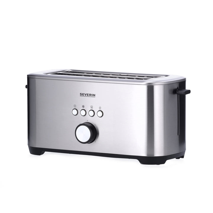 SEVERIN AT 2512 Langschlitztoaster mit Bagel-Funktion für einseitiges und energiesparendes Toasten,