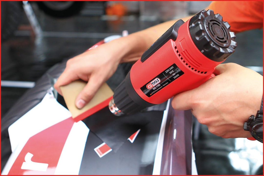 KS Tools 960.1190 Heissluft-Gerät Satz inkl. 4 Aufsätze
