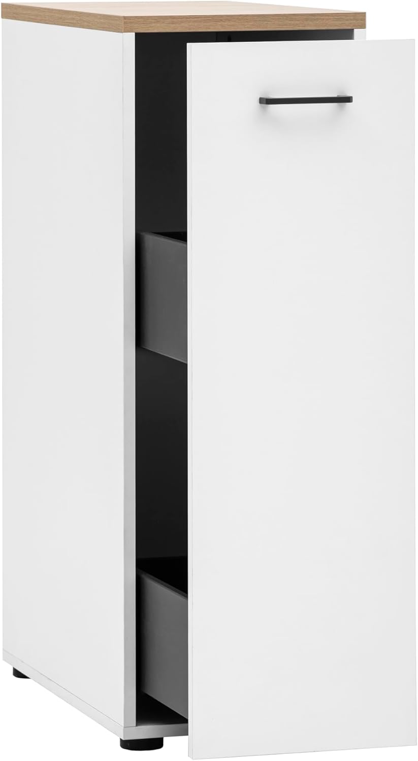 Schildmeyer Apothekerschrank Solea 702051, weiss matt, 32,6 x 60 x 95,8 cm Weiss Matt 32,6 x 60 x 95
