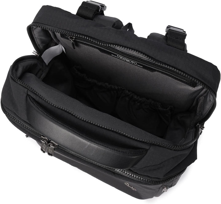 Hedgren Tsutsumi Baby-Rucksack + RFID Schwarz, Schwarz