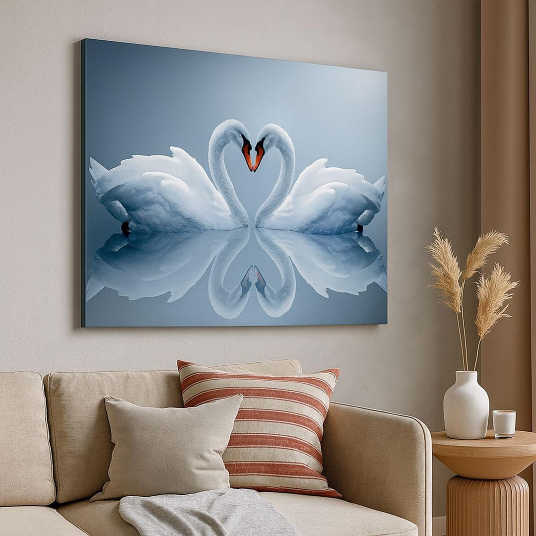 Bilder auf Leinwand 100x70cm Leinwandbild mit Rahmen Ladung Dampf Wasser Gross Wanddeko Bild Schlafz