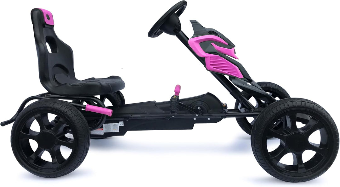 Kinder Pedal Go Kart - 5-12 Jahre, Mit Pedal, Shaum Reifen Eva Wheels
