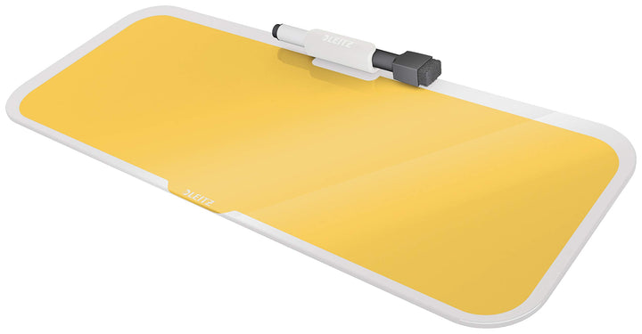 Leitz Desktop-Memoboard mit Glasoberfläche, Warmes Geld, Cosy Serie, 52690019 Desktop-Memoboard Warm