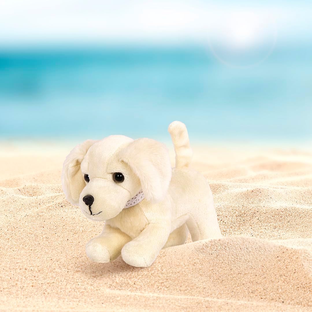 Our Generation – Golden Retriever Welpe – 46 cm Puppe Zubehör – Golden Retriever Plüschtier – Hund P