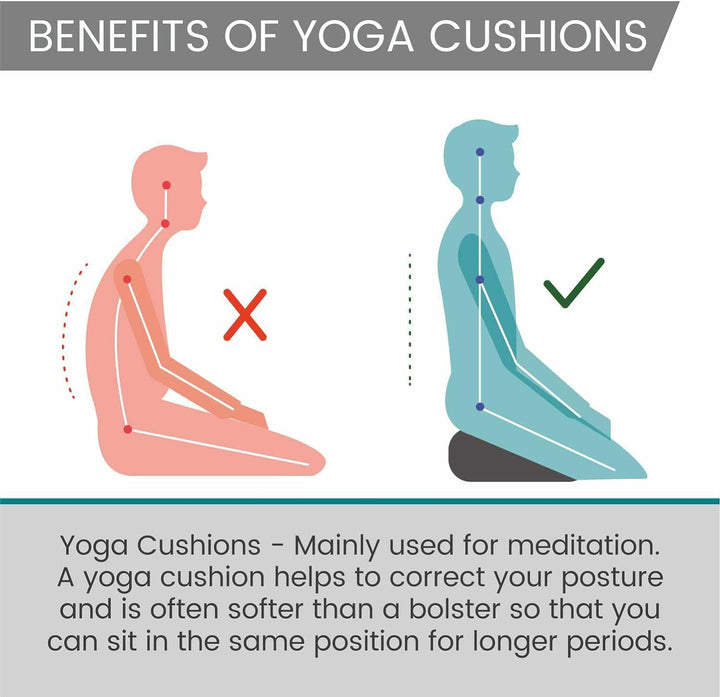 Yoga Studio EU Bio rund Zafu Meditationskissen Flieder, Flieder