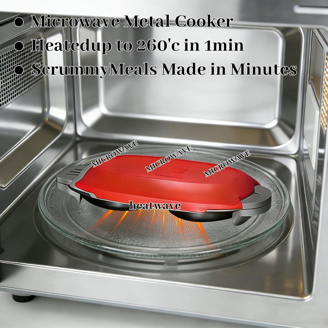 KINDLUME Eierkocher Mikrowelle, Poached Egg Maker, Mikrowellenteller, 2-in-1 Mikrowellen Eierkocher