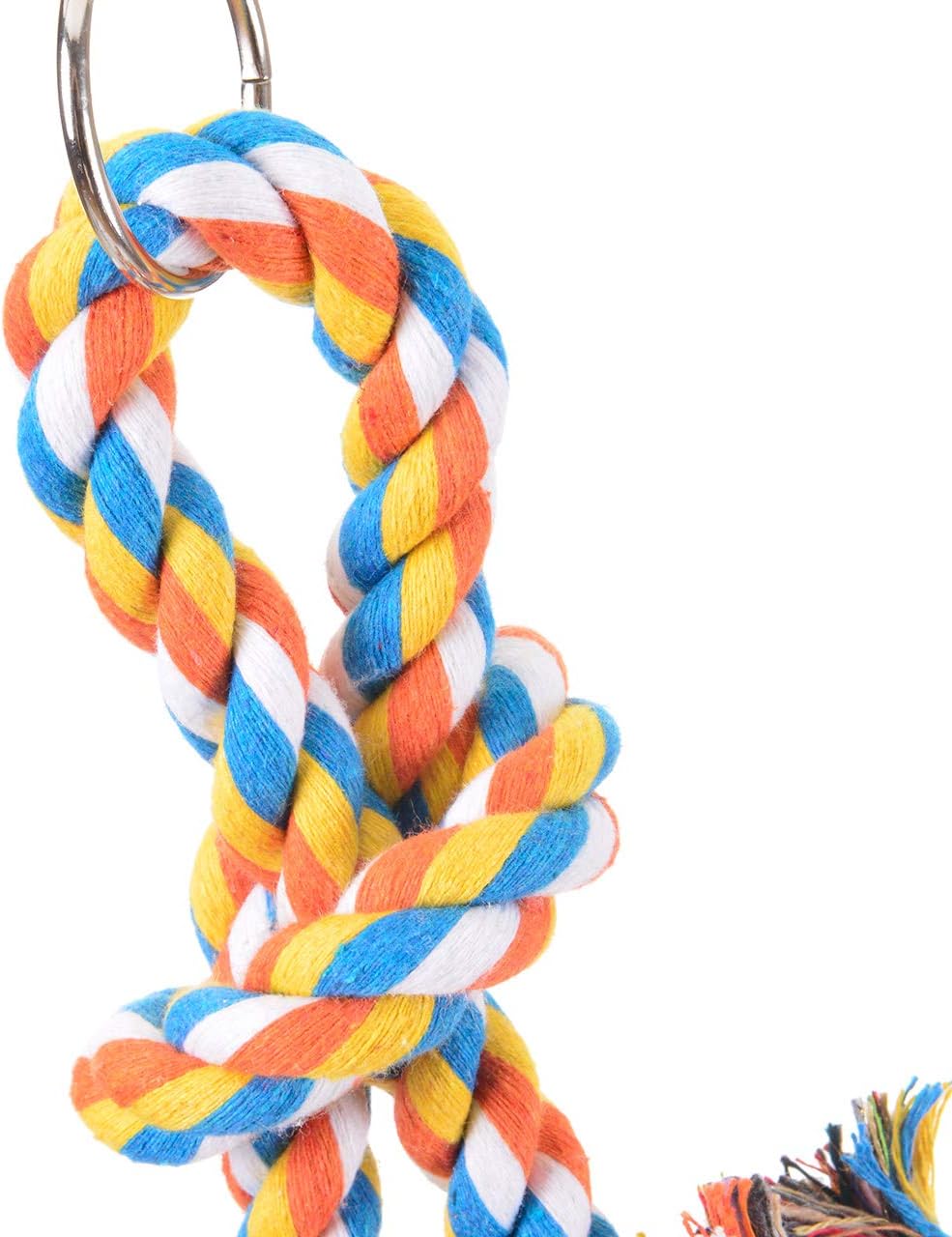 HappyBird | Papageienkletternetz XL - Kletternetz für Papageien buntes Netz aus Baumwolle