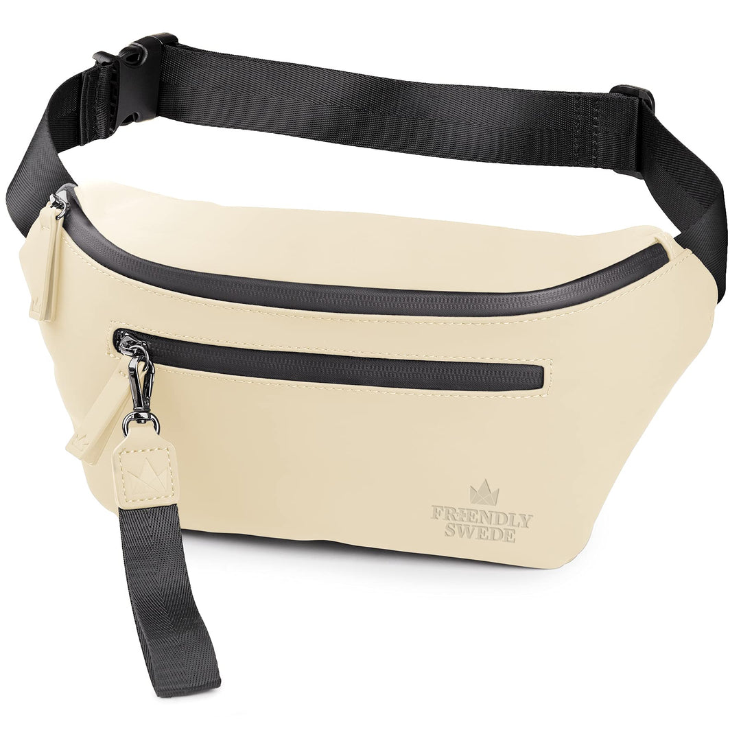 The Friendly Swede Bauchtasche Damen, Herren - Stylisch Gürteltasche Fanny Pack, Hüfttasche, Waist B