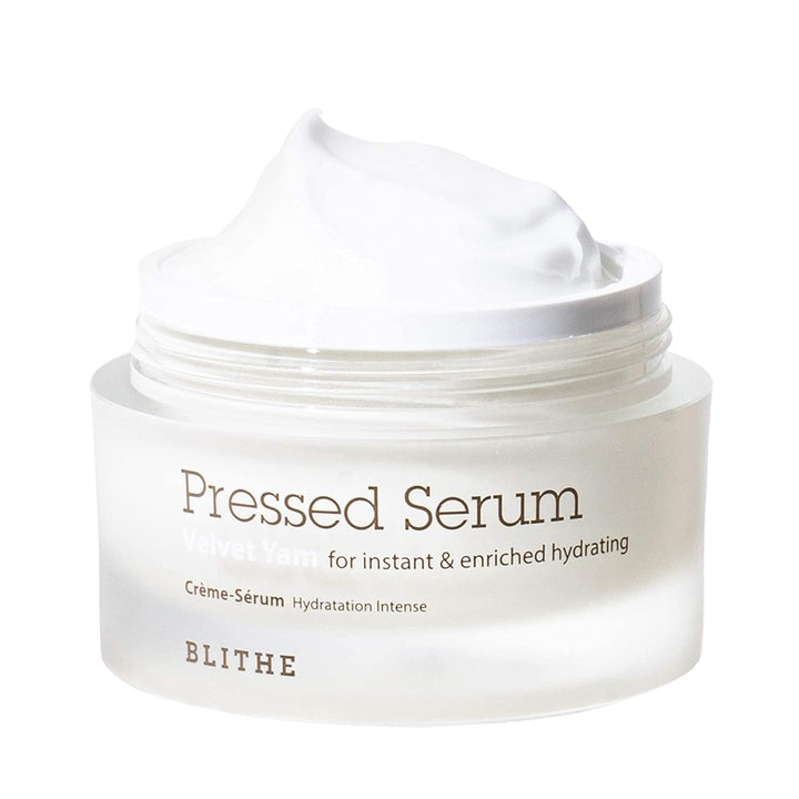 Blithe Pressed Serum Samt Yam Mucin Gesichtsfeuchtigkeitscreme - Sheabutter Gesichtscreme für sehr t