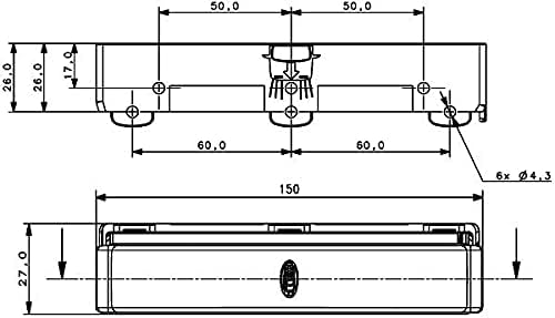 HELLA - LED-Tagfahrleuchte - LEDayLine Zero - 24V - gerade - Lichtscheibenfarbe: glasklar - LED-Lich