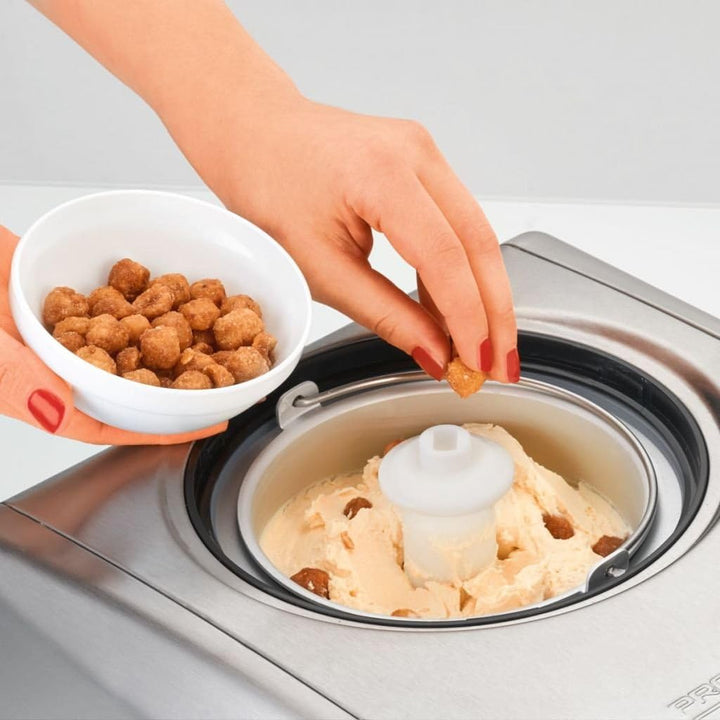 Profi Cook PC-ICM 1091 Eismaschine (3 in 1 für Speiseeis, Frozen Joghurt und Sorbet, Kompressor-Kühl