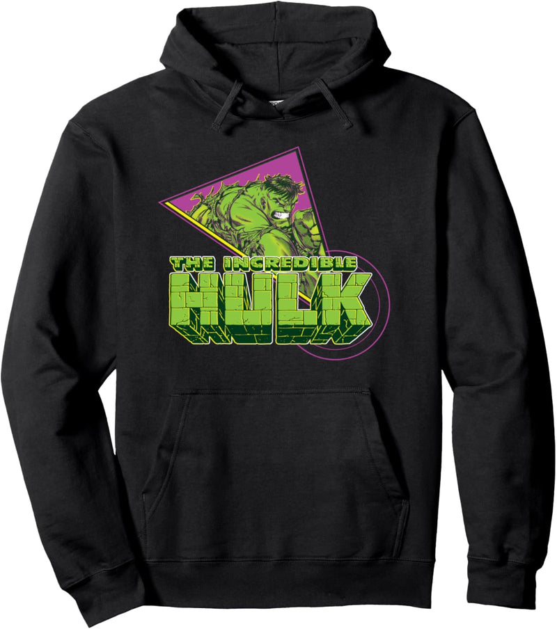 Marvel The Incredible Hulk Retro 90s Comic Pullover Hoodie